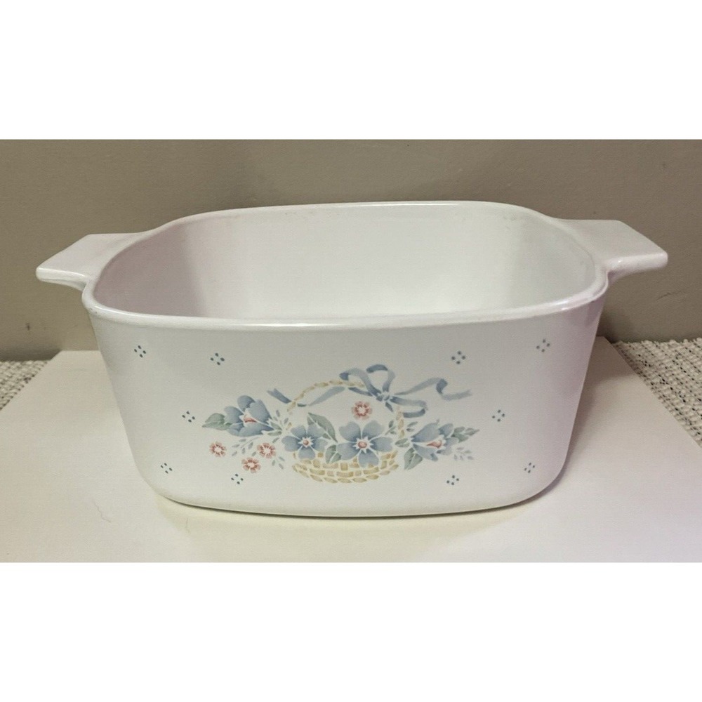 Vintage Corning Ware Country Cornflower Casserole Dish A-1 1/2-B - NO LID - 1.5L